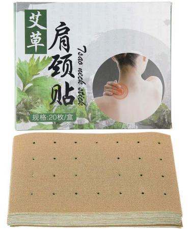 20 Self-Adhesive Heat Pads for Pain Relief - Traditional Chinese Medicine Thermal Patches for Neck Back & Stomach Relaxation - Buy Online on GoSupps.com