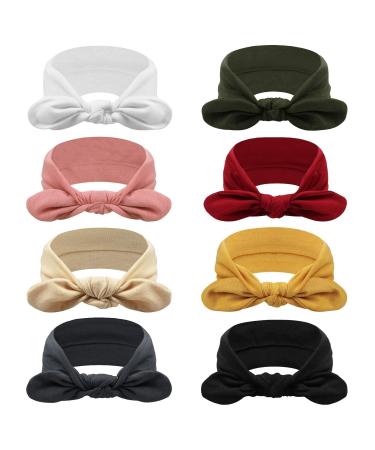 DRESHOW 8 Pack Women s Headbands - Cute Elastic Turban Hairbands & Accessories for Girls - Stylish Hair Wraps - Buy Online on GoSupps.com
