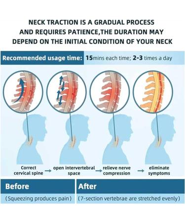 Neck Extensor & Traction Device - 3 Power Settings 8 Airbag Support for Neck & Shoulder Pain Relief - Buy Online on GoSupps.com