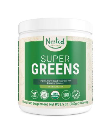 Nested Naturals Super Greens Powder - 30 Servings