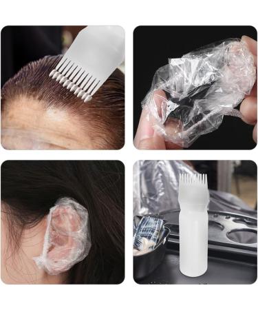 VINTORKY 1 Set hair dye kit hair dying accessory kit hair oil applicator bleach kit hair bleach hair coloring kit hair dye gloves hair dye accessories supplies white plastic portable 6.9x4.8cm White - Buy Online on GoSupps.com