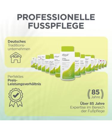  Efasit efasit Vital Foot Bath 400g Basic bath additive for calluses for fragrant cared-for and reld feet. - Buy Online on GoSupps.com