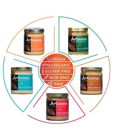Artisana Organics Raw Coconut Butter 8oz | Non GMO - Pure and Natural Spread - Buy Online on GoSupps.com