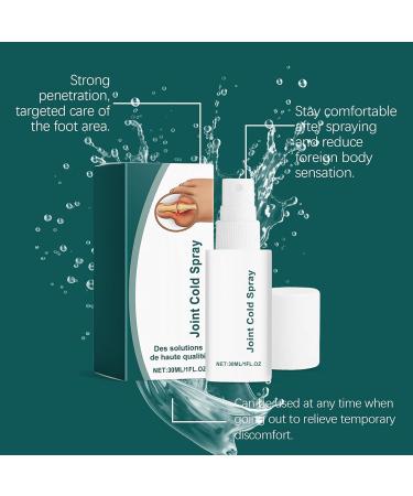  G n rique Leg Spray - 30ml Relief Cooling Solution for Professionals Cold Compress Quick Soothing Effect with Light and Easy Application Body Care for Back - Buy Online on GoSupps.com