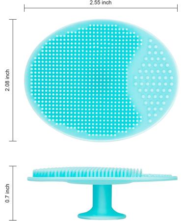 6 Pack Silicone Face Scrubber Exfoliator Pads - Precision Pore Cleansing & Acne Blackheads Removal | Facial Cleansing Brush Set for Deep Skin Care - Buy Online on GoSupps.com