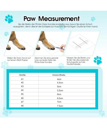 Sezlinver Dog Shoes - Non-Slip Sole Adjustable 4-Pack with Reflective Straps - Washable & Breathable for Small Medium Large Dogs - Gray - Buy Online on GoSupps.com