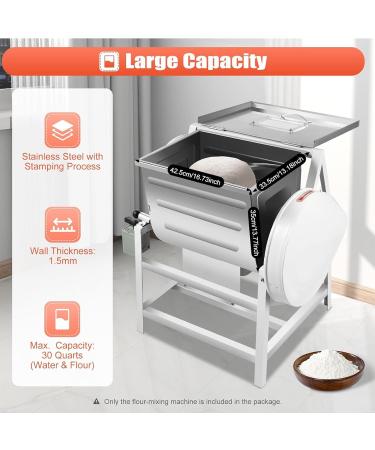 Electric Vertical Dough Mixer 30QT Commercial Dough Mixer Heavy Duty Commercial Food Equipment Vertical Mixer Dough Kneader A - Buy Online on GoSupps.com