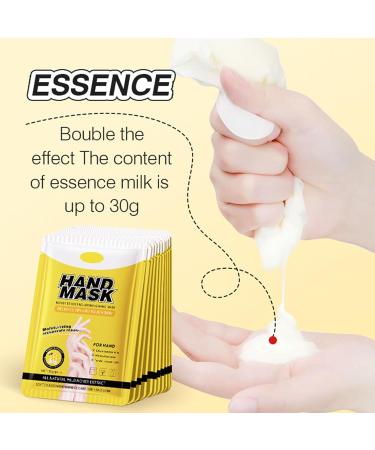  Eazerom 03 Pack of 5 pairs of moisturizing hand masks - Skin repair and renewal - Moisturizing gloves for dry hands - Buy Online on GoSupps.com