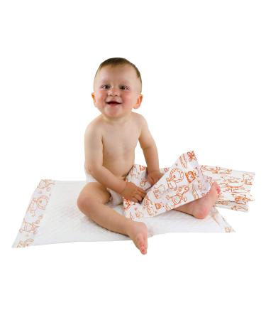 Teqler Baby wrap documents: diaper documents with various motifs for on the go hygienic with superabsorber 40 x 60 cm (50-be pack) jungle single - Buy Online on GoSupps.com