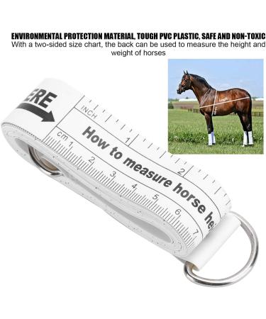 Animal Body Weight Measure Tape Professional Easy to Operate Convenient PVC Plastic Cattle Weight and Height Tape Measure for Friendly Material Farm Equipment - Buy Online on GoSupps.com