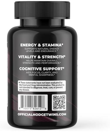 DAMN GOOD The Hodge Twins Maximum Vitality Organic Shilajit Capsules Men s Daily Energy & Stamina Booster Sharper Focus & Strength w/Ashwagandha for Men Performance Supplement 90Count - Buy Online on GoSupps.com