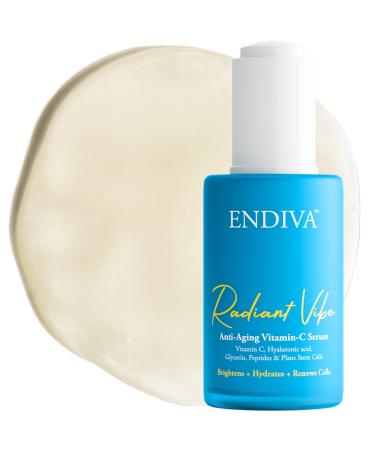 Anti-Aging Vitamin C Face Serum for Age Spots Wrinkles & Expression Lines W/Hyaluronic Acid & Peptides Hydrates Firms Lifts & Brightens Skin To Promote Healthier Skin Complexion 1.0 Fl Oz