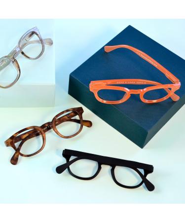 High-Quality Sustainable Reading Glasses +2.5 - Olive Round - Flexible Design for Men & Women - Danish Eco-Friendly Choice - Buy Online on GoSupps.com