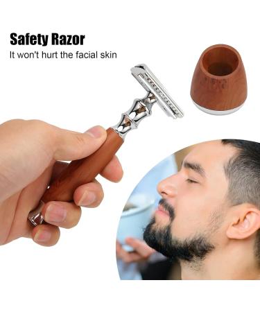 Premium Stainless Steel Safety Razor Set for Men | Double Edge Travel Razor with Etui | Perfect Grooming Solution - Buy Online on GoSupps.com