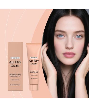 Eventerde Hair Cream 100ml Air Drying Cream Without Heat Conditioner Long Lasting Hydration Smoothing For Light Holding Curl Definition Silky Shiny Defines Texture Appearance Women - Buy Online on GoSupps.com