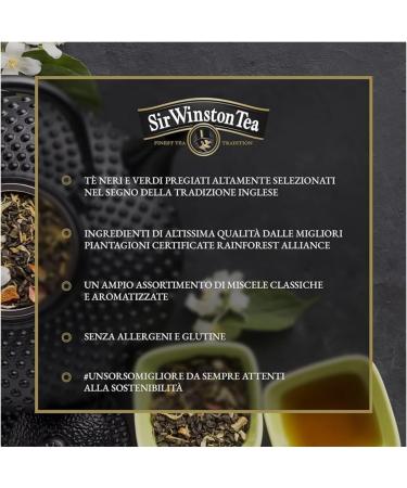 Sir Wiston Tea Organic Green Tea from Nilgiri Plantations - 2 x 20 Tea Bags (70 grams) - Buy Online on GoSupps.com