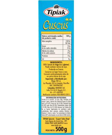 Couscous Tipiak - Buy Online on GoSupps.com