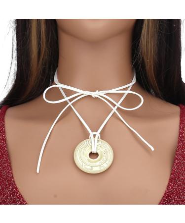 OralGos Women's Exaggerated Geometric Pendant Necklace - Stylish Water Drop Shell Jewelry Perfect Beach Gift - Buy Online on GoSupps.com