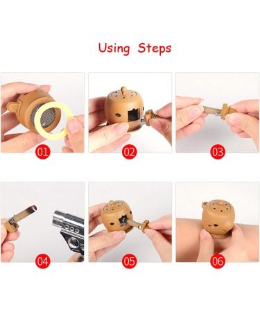 Yanhao Moxa Rolls & Moxibustion Box - Chinese Moxa Sticks for Acupuncture Therapy | Mini MoGroda Pipe - 3PCs - Buy Online on GoSupps.com