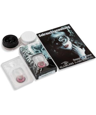 Buy Pink Anime Werewolf Circle Contact Lenses | Opaque Intense Colors for Halloween & Cosplay | Free Lens Containers Included - Buy Online on GoSupps.com