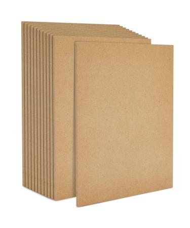 0.25" Thick Blank MDF Chipboard Sheets for Painting, Arts and Crafts (8 x 10 in, 12 Pack) - Buy Online on GoSupps.com