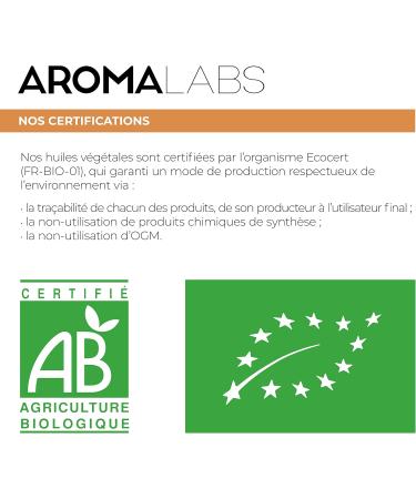 Aroma Labs - Organic Nigella - Virgin and AB Certified Vegetable Oil - 100 mL - Buy Online on GoSupps.com