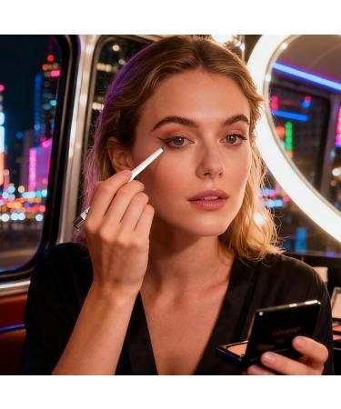 GkgWuxf Eyeliner Smooth Multifunctional Pen Precise Tool Eye Stencil Makeup Tool for Beginners Women Beauty Girl Day Makeup Family Friends Party Brown - Buy Online on GoSupps.com