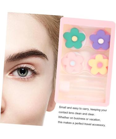 Lalafina 2er-Box Invisible Case for Contact Lenses | Plastic Lens Kit Holder & Eye Care Set with Mirror Film | Travel-Friendly Container - Shop Internationally! - Buy Online on GoSupps.com