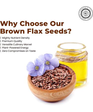 Whole Brown Flax Seeds by Pride of India Omega-3 & Lignan Superfood Jar All Natural Vegan Friendly Good for Mind & Dash Diet - Farm to Table Freshness 44 Oz. Jar - Buy Online on GoSupps.com