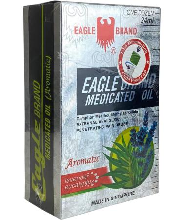 Eagle 12 Packs - 24ml Brand Medicated Oil External Analgesic (Aromatic-Lavender Eucalyptus) D u gi 24ml ( ) ( ) - Buy Online on GoSupps.com