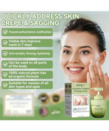 Stdei Luxurious Collagen Firming Cream Stdei Luxurious Collagen Firming Cream Stdei Firming Cream Advanced Firming & Wrinkle Reducing Cream Collagen Body Lotion Firming (3) - Buy Online on GoSupps.com