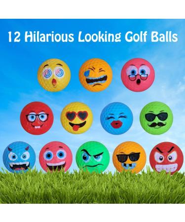 Mojifly Novelty Funny Kids Golf Balls - Multi-Color Gift Set - Buy Online on GoSupps.com