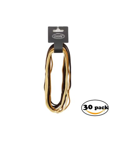 Charlotte 30Pcs Thin Elastic Headbands Sweatband for Men and Women - Hair Flat Narrow Headwrap (5mm Brown Mix) - Buy Online on GoSupps.com