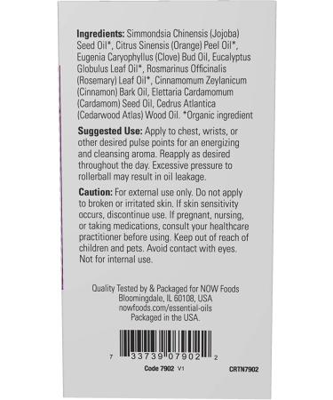 Now Foods Seasonal Defense Essential Oils Roll-On 13 oz - Immune Support - Buy Online on GoSupps.com