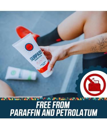 Surpass Men's Cycling Bundle: Anti-Chafing Cream & Muscle Gel with Magnesium - Energize Your Workout (170ml + 250ml) - Buy Online on GoSupps.com