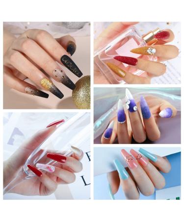 Complete Acrylic Nail Kit for Beginners with UV Light, Drill, 45pc Powder Set, 60pc Glitter Decorations - Professional Nail Supplies for Women | RJ0333 - Buy Online on GoSupps.com