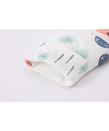 Chilsuessy Baby Sleeping Bag with Detachable Sleeves | Winter 3.5 Tog | 100% Cotton | Soft Sleep Bag for Infant Toddler | Fish Design | 100cm/2-4 Years - Buy Online on GoSupps.com