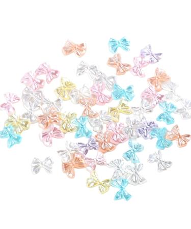 50Pcs Resin Nail Art Decorations 3D Cute Bear Nail Nail DIY Phone Cases Making Decor Crafting Nail Decor Nail Beads For Nail Art 3d Nail Decorations 3d Nail Nail Art Decorations Tie