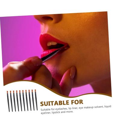 NOLITOY 100pcs Mini Lip Brush Set - Portable Makeup Applicator Eyelash & Lipstick Brushes for Women - Perfect for Travel - Buy Online on GoSupps.com