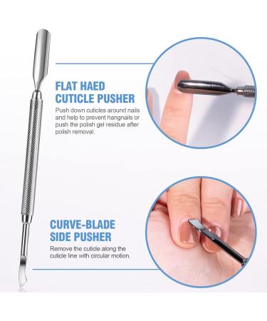 Acrylic Nail Clipper 5 in 1 Kit with Glass Nail File - Professional Manicure Pedicure Set for Nail Gel Polish Removal - Christmas Gift (Black) - Buy Online on GoSupps.com
