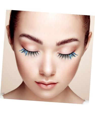 minkissy 3 Pairs Colored False Eyelashes False Lashes Glitter Eyelashes Halloween Makeup Eyelashes Makeup Eye Lashes Halloween Costume Cosplay Lashes End of Eye Sequins 3d Chemical Fiber - Buy Online on GoSupps.com