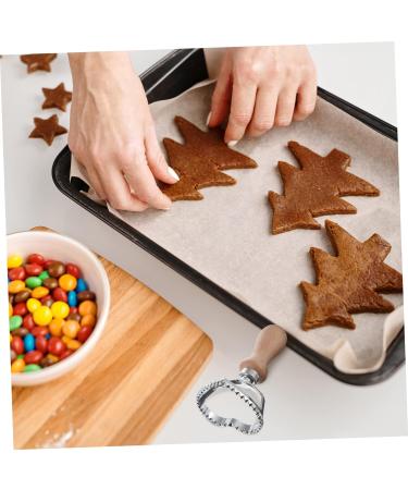 OUNONA Biscuit Baking Mold Postage Stamps Biscuits Pie Press Dough Press Stamps Stainless Steel Ravioli Baking Tools DIY Biscuit Cutters Cake Pasta Embossed 11.00X7.00X7.00CM Khaki - Buy Online on GoSupps.com