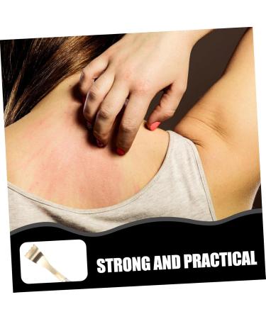 Fomiyes 4-Piece Telescopic Massage Tool - Golden Sandalwood Stainless Steel Back Scratcher for Ultimate Relief | International Shipping Available - Buy Online on GoSupps.com