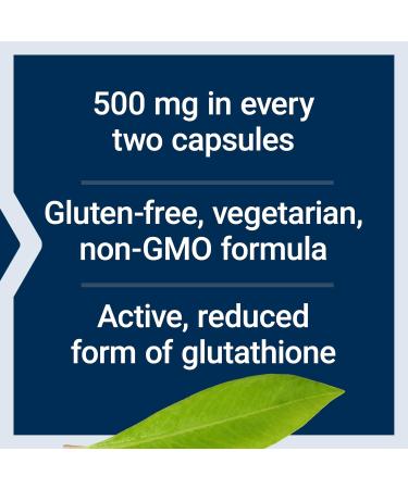 Buy Life Extension Glutathione 500 mg Capsules | Antioxidant Supplement for Oxidative Stress | Gluten-Free Non-GMO Vegetarian | 60 Count - Buy Online on GoSupps.com