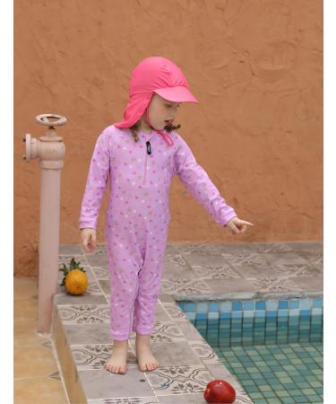 weVSwe Baby Boy Swimsuit UPF 50+ Rash Guard Swimwear 0-3 Years - Purple Heart Design - Buy Online on GoSupps.com