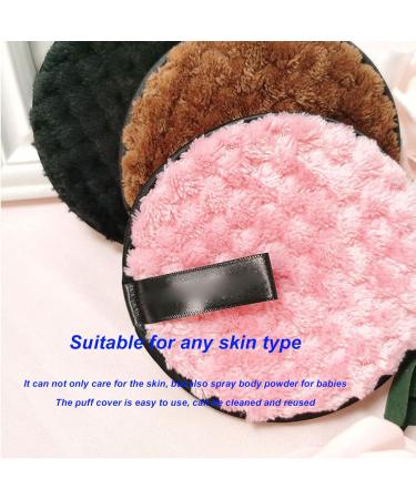 Face Makeup Cleansing Pads Mild Large Area Coverage Face Powder Puff Superfine Fiber 4pcs Makeup Tool Soft Touch for Daily Life for Girls - Buy Online on GoSupps.com