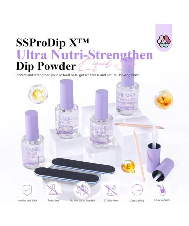 SAVILAND Dip Powder Liquid Set: 15ml Nail Dip Liquid Set Castor Oil VE VB5 VB7 Dip Powder Base & Top Activator Brush Saver Dip Powder Nail Kit for Nail Art DIY Salon - Buy Online on GoSupps.com