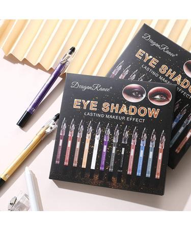 Eyeshadow Stick Sets | Smudge-Proof Colorful Eye Brightener Eyeshadow Stick Sets - Long Lasting Smudge-Proof Shimmer Eyeshadow Pencil Crayon Cosmetic  - Buy Online on GoSupps.com