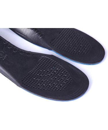 Premium Orthotic Insoles for Arch Support | Heel & Foot Pain Relief | Plantar Fasciitis Inserts (M Blue) - International Shipping Available - Buy Online on GoSupps.com