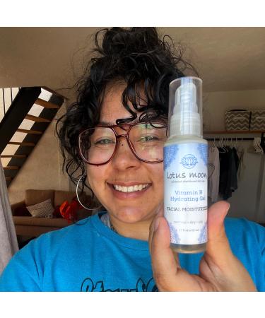 Lotus Moon Vitamin B Hydrating Gel | Niacinamide Serum with Hyaluronic Acid | Clean Cruelty-Free Skincare for All Skin Types Made in USA - Buy Online on GoSupps.com